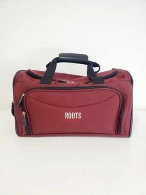 Roots Maroon Travel Duffle Bag for Men